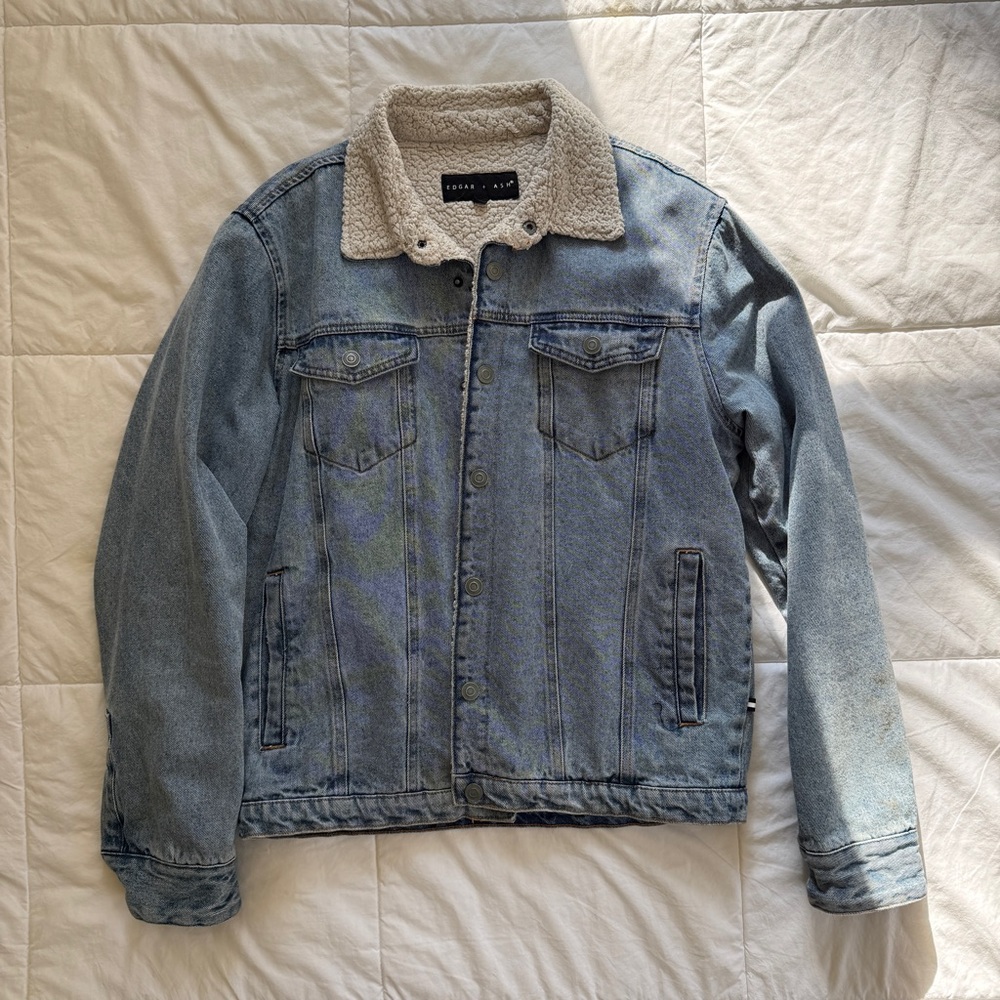 Denim jacket Sherpa lined